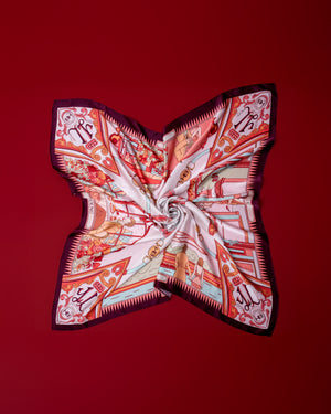 Her Scent Scarf - Mulberry Wine