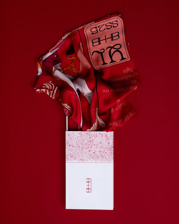 Bond Girl Stole - Lip Red