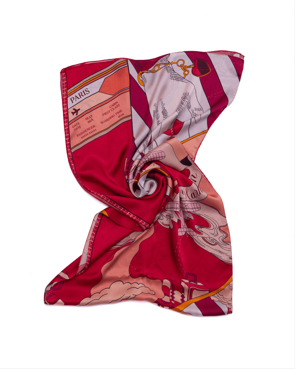 Bond Girl Stole - Lip Red